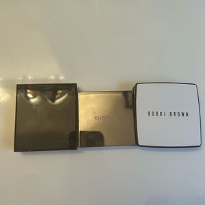 Bobbi Brown, Sisley, and Addiction Tokyo pressed powder Compacts